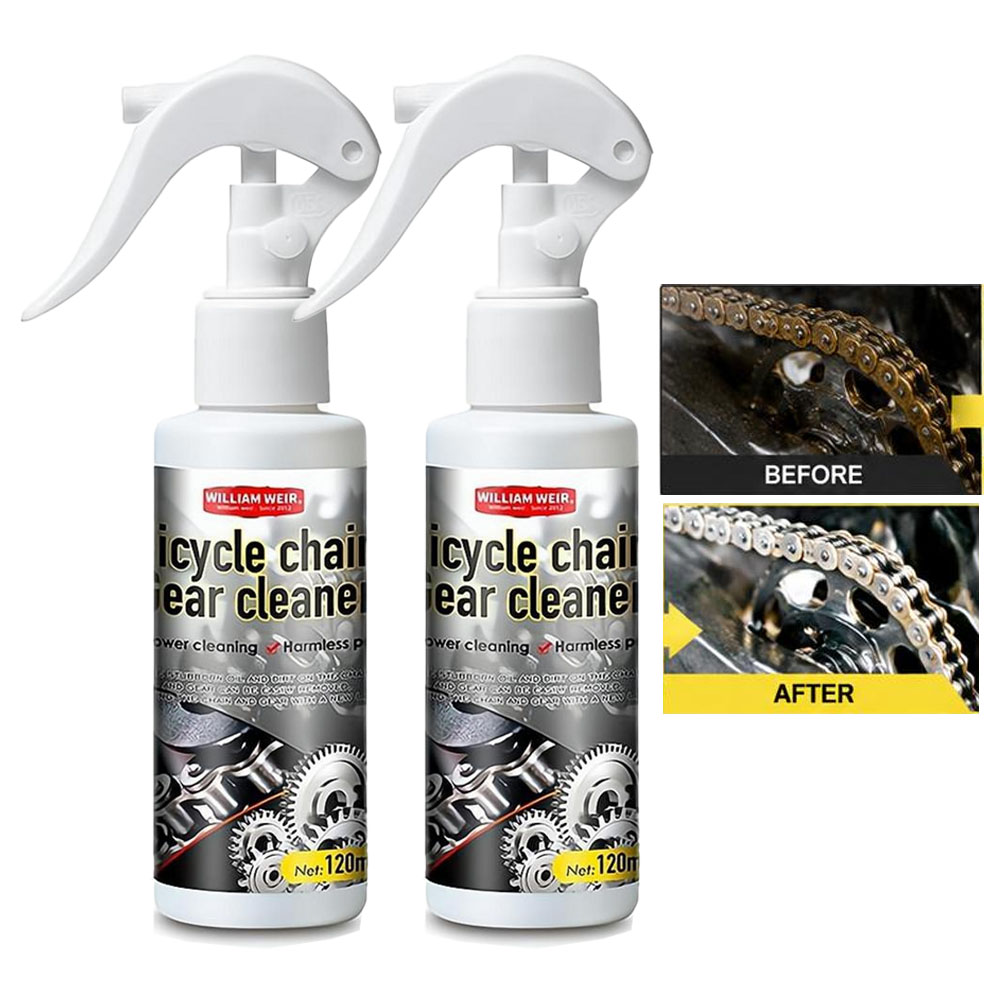 Grease Waterproof Bike - น้ำยาขจัดคราบโซ่จักรยาน 120 มล. แว็กซ์จักรยาน ป้องกันสนิมและขจัดคราบ น้ำมันหล่อลื่นจักรยาน