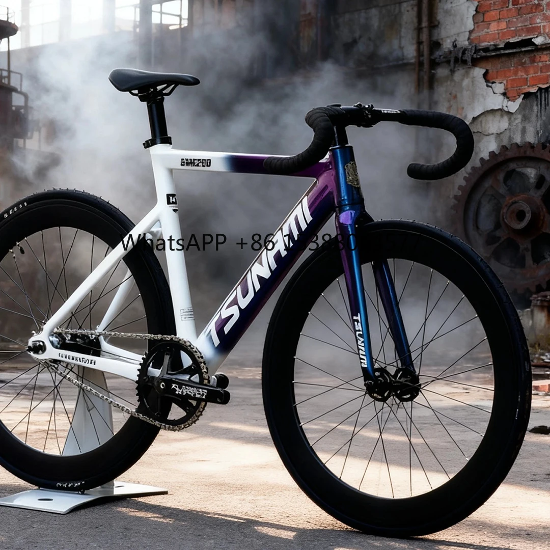 Cycling Commute Gear - จักรยานฟิกซ์เกียร์ SNM200 อลูมิเนียมอัลลอยด์ Tsunami 700C สำหรับการเดินทางประจำวัน