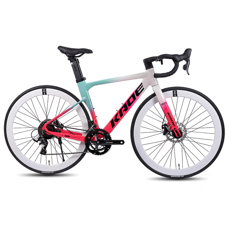 Cycling Commute Speed - จักรยานเสือหมอบ KADE อลูมิเนียมอัลลอยด์ 18 สปีด แฮนด์โค้ง