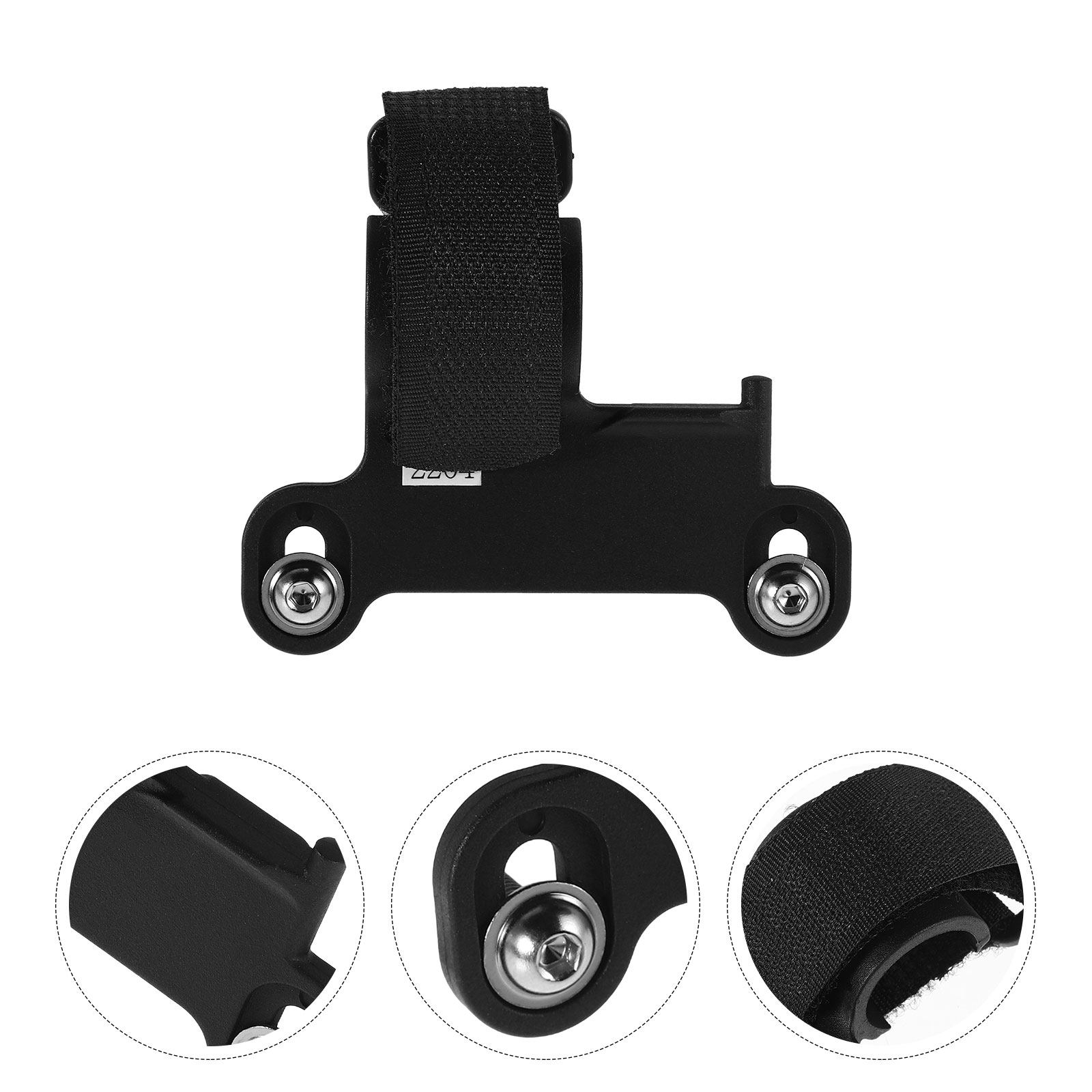 Bike Pump Frame Mount - ที่ยึดปั๊มลมจักรยานแบบกะทัดรัดพร้อมสายรัดไนลอนสำหรับติดตั้งบนเฟรมจักรยานถนน คลิปยึดปั๊มลมที่แข็งแรง รองรับการสูบลมแบบไม่ต้องใช้มือสำหรับการปั่นจักรยาน