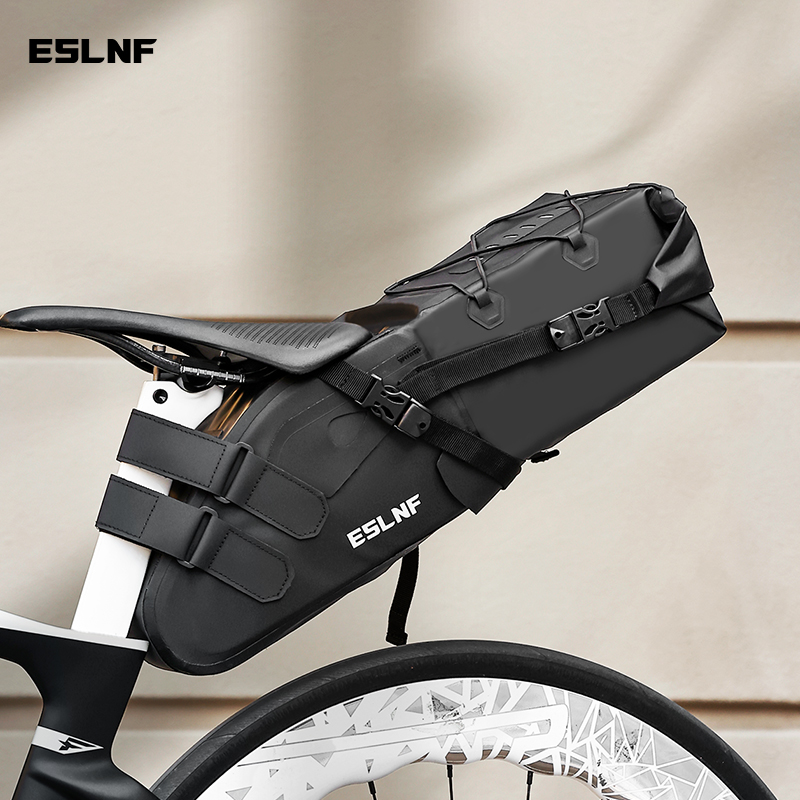 Cycling Journey - กระเป๋าจักรยานสะท้อนแสงกันน้ำ ESLNF ขนาด 10 ลิตร สำหรับจักรยานเสือภูเขาและจักรยานถนน