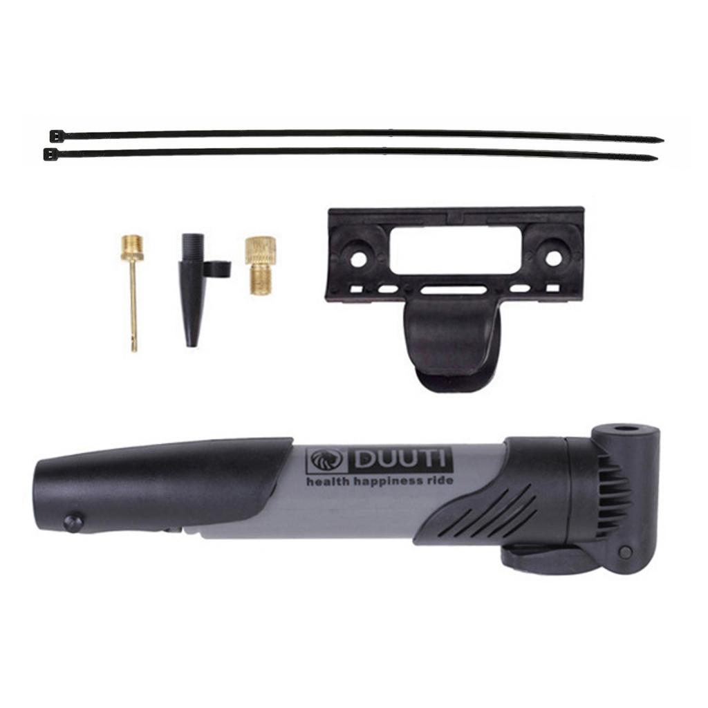 Bike Pump Frame Mount - ปั๊มลมจักรยานขนาดกะทัดรัด ปั๊มลมติดเฟรมจักรยานเสือภูเขาและจักรยานถนน วาล์วคู่