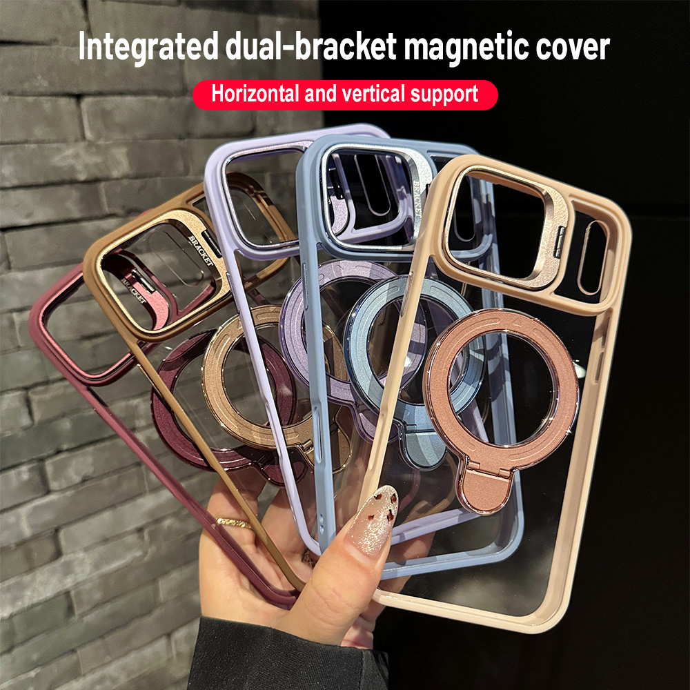 Kickstand Adjustable - เคสโทรศัพท์แม่เหล็ก Magsafe สำหรับ iPhone 17 Pro