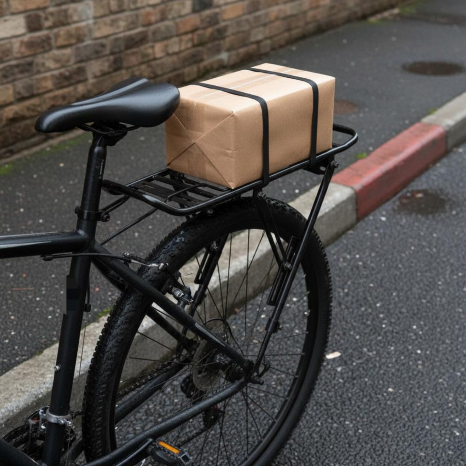 Cycling For Commute - แร็คจักรยานแบบปลดเร็ว แร็คจักรยานด้านหลังแบบปรับได้ ที่วางสัมภาระสำหรับจักรยานสองล้อ อุปกรณ์ปั่นจักรยานน้ำหนักเบาสำหรับการเดินทาง