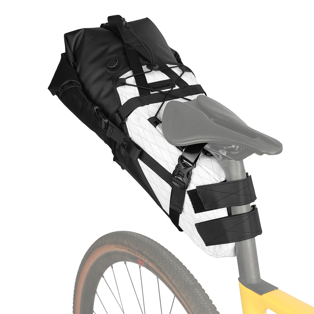 Cycling Journey - Rhinowalk กระเป๋าปลายจักรยานอัปเกรดที่นั่งจักรยานกระเป๋าจักรยานกันน้ำ14L กระเป๋าถือเดินทางได้ในระยะไกล