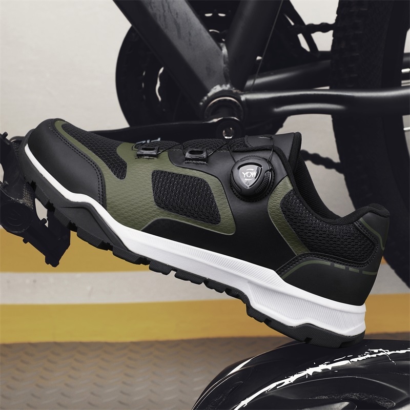 Cycling Commute Shoes - รองเท้าขี่จักรยานเสือภูเขาถนนสี่ฤดูกาลสบาย ๆ สบาย ๆ unisex แฟชั่นกันลื่นเดินทางรองเท้าขี่ออฟโรดกลางแจ้ง