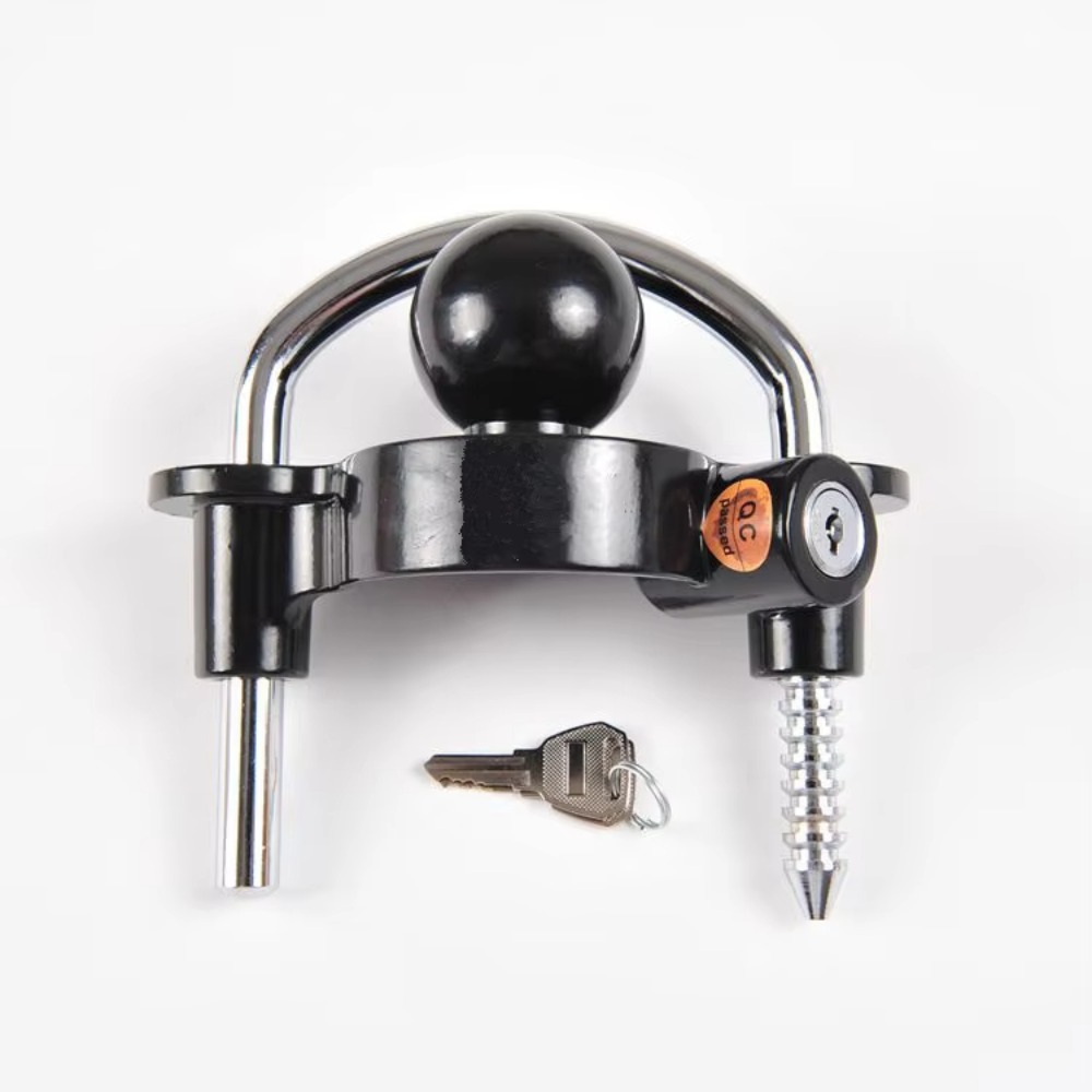 U Lock Heavy Duty - ตัวล็อคหัวลากจูงรถพ่วงคุณภาพสูง แบบยู สำหรับงานหนัก ป้องกันการโจรกรรม ใช้ได้กับรถ RV