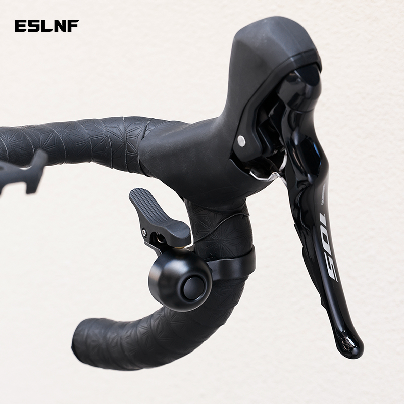 Bell Handlebar Ring - ESLNF กระดิ่งจักรยานสำหรับจักรยานเสือหมอบเสียงดังเตือนจักรยานแฮนด์แหวนโลหะผสมทองแดงแตรสำหรับขี่จักรยานเพื่อความปลอดภัย