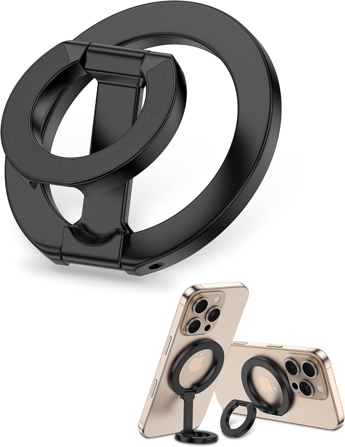 Kickstand Adjustable - ที่ยึดโทรศัพท์แบบวงแหวนแม่เหล็กสองด้าน ปรับระดับได้ ใช้เป็นขาตั้งได้ สำหรับ MagSafe iPhone