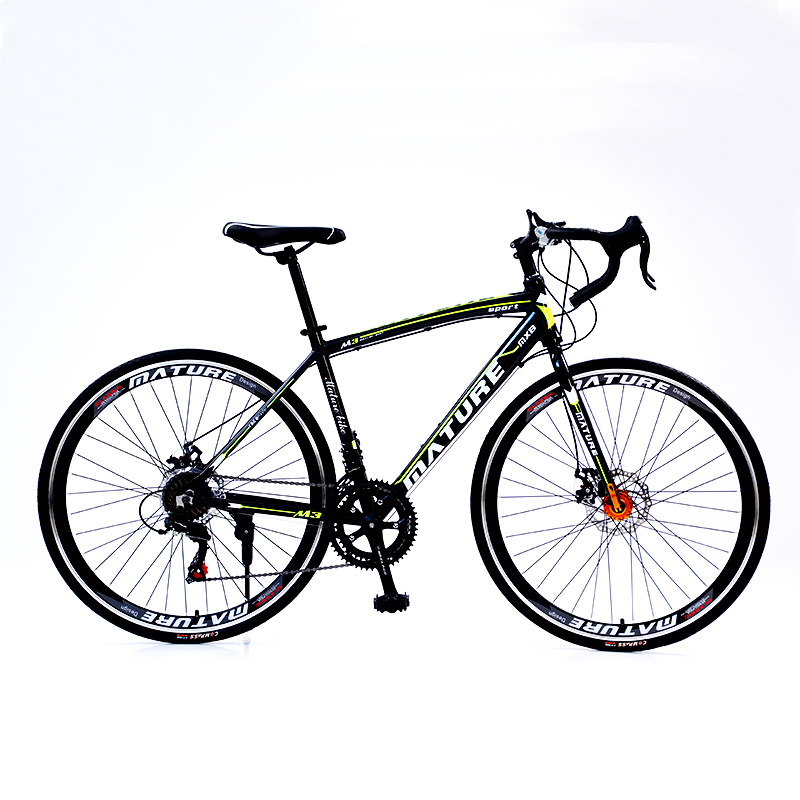 Cycling Commute Speed - จักรยานเสือหมอบน้ำหนักเบา 21 สปีด จักรยานแข่งพร้อมดิสก์เบรกคู่ สำหรับผู้ชาย ผู้หญิง