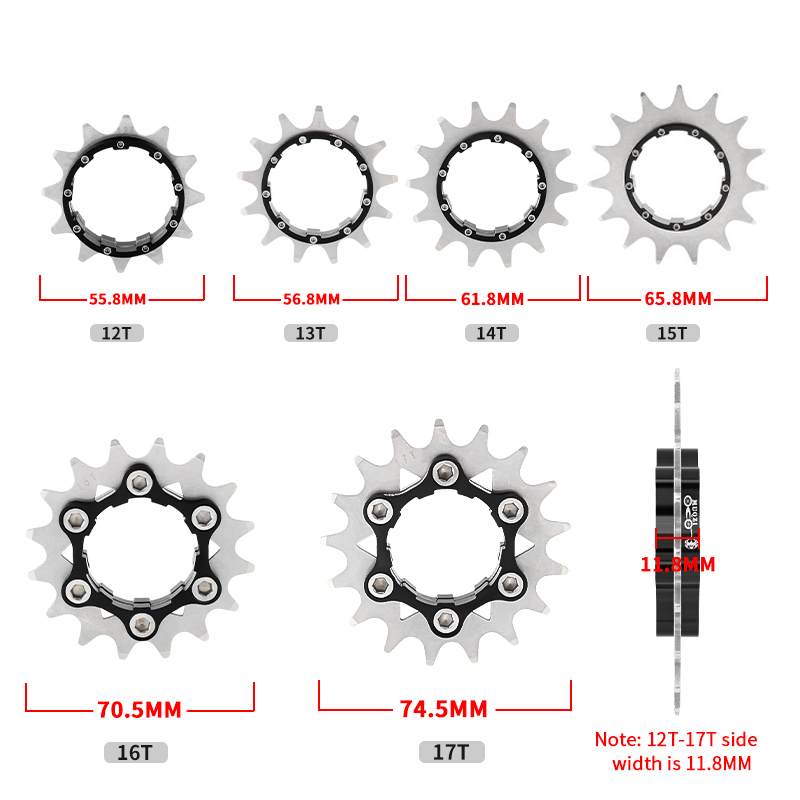 ชุดมู่เล่ความเร็วเดียว 12-17T  - Cycling Commute Speed บทวิจารณ์และราคา