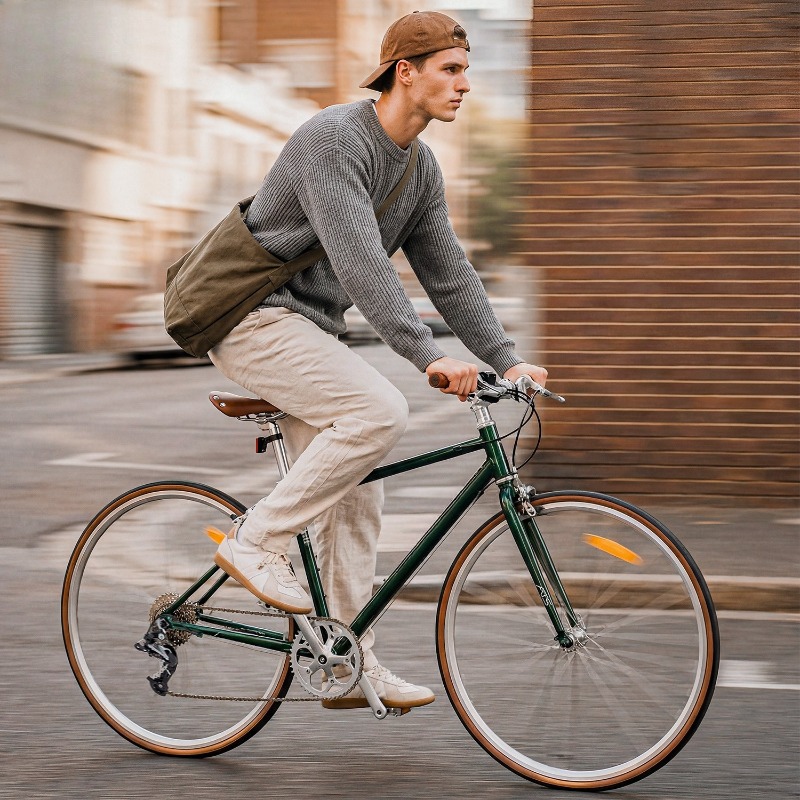 จักรยานแฮนด์ตรง สำหรับปั่นถนน  - Cycling Commute Speed บทวิจารณ์และราคา