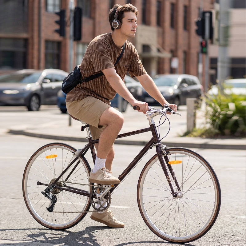 จักรยานแฮนด์ตรง สำหรับปั่นถนน  - Cycling Commute Speed บทวิจารณ์และราคา
