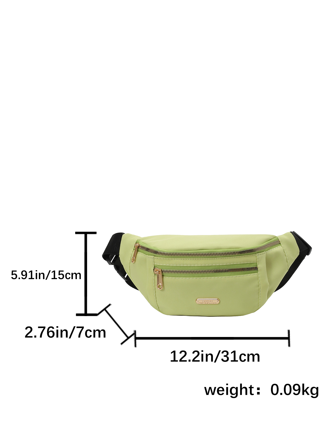 กระเป๋าคาดเอวแฟชั่นลำลองสีพื้น - Cycling For Commute บทวิจารณ์และราคา