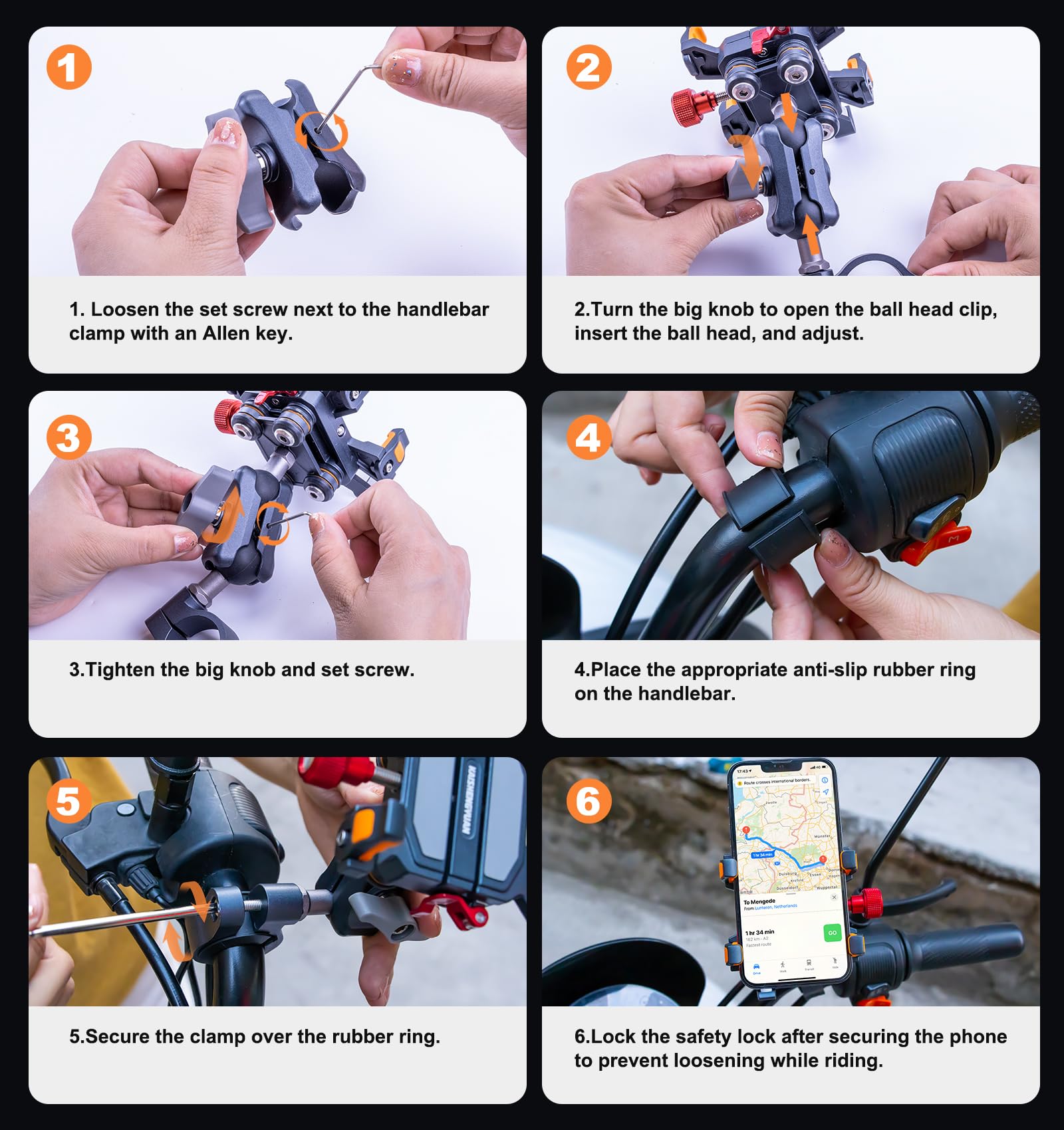 ที่วางโทรศัพท์สําหรับรถจักรยาน - U Lock Heavy Duty บทวิจารณ์และราคา