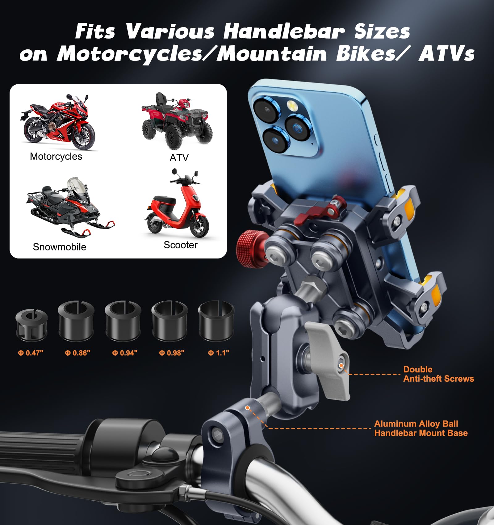ที่วางโทรศัพท์สําหรับรถจักรยาน - U Lock Heavy Duty บทวิจารณ์และราคา