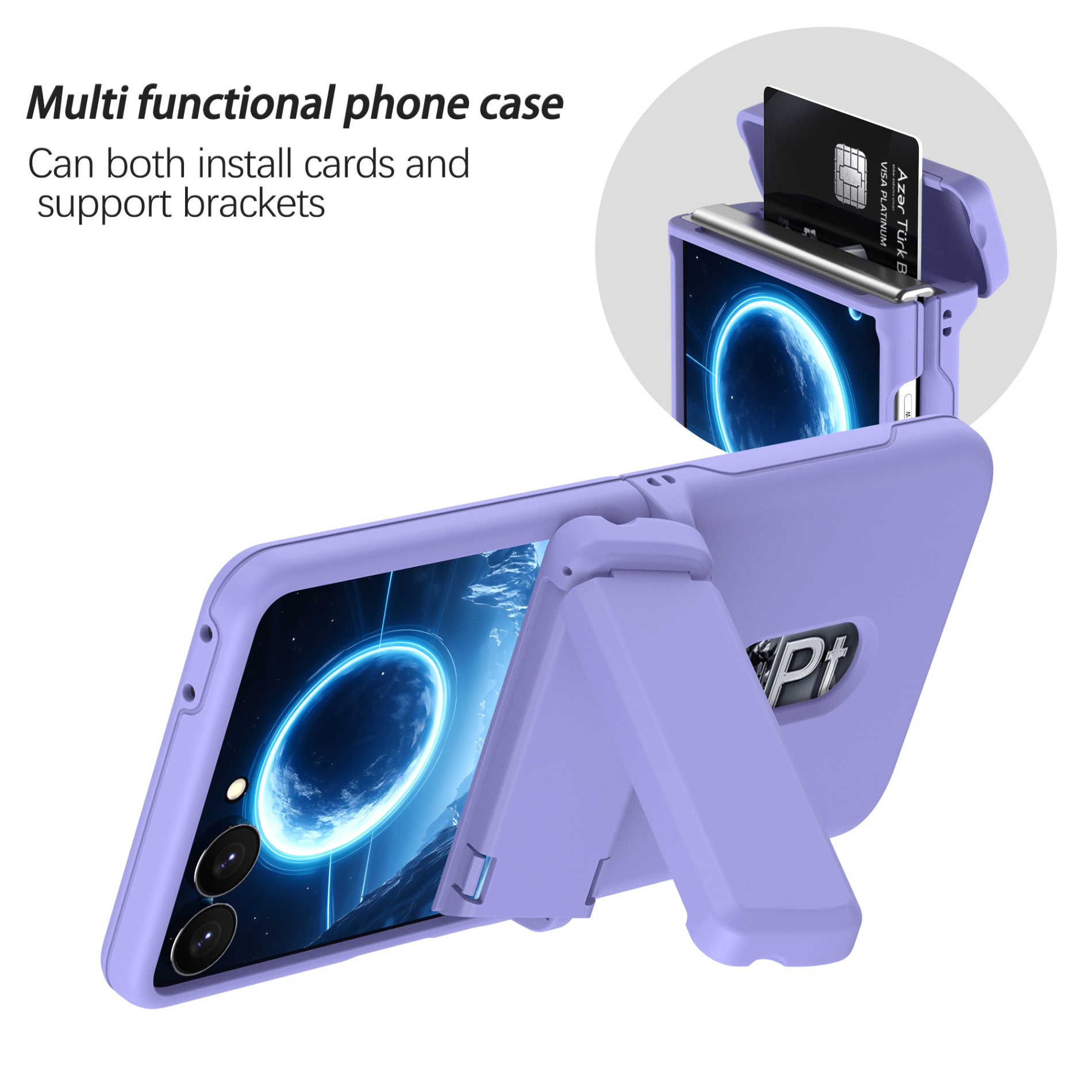 เคสโทรศัพท์แบบมีขาตั้งพร้อมบาน - Kickstand Adjustable บทวิจารณ์และราคา
