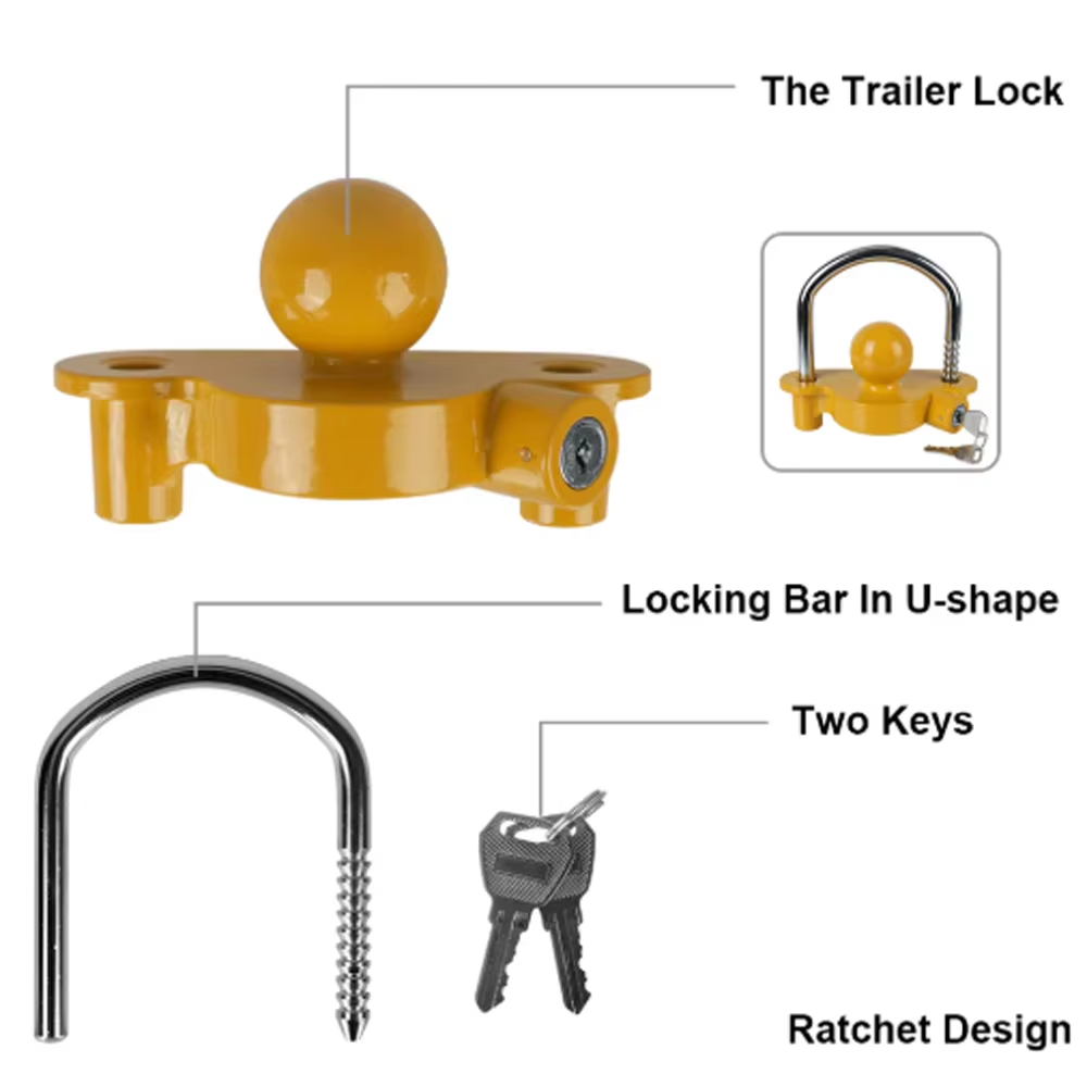 ตัวล็อคหัวลากสำหรับงานหนัก - ต - U Lock Heavy Duty บทวิจารณ์และราคา