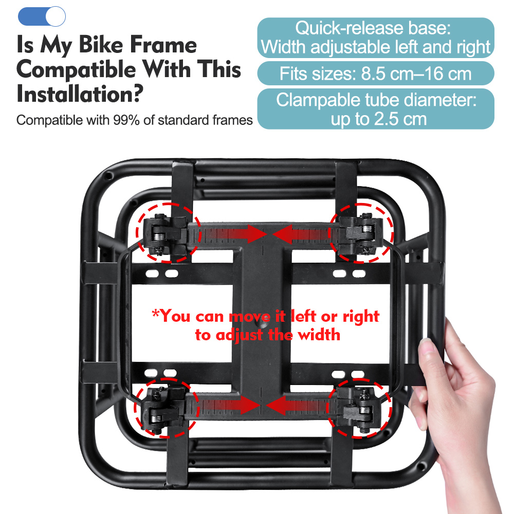 NEWBOLER กระเป๋าใส่สัมภาระสำหร - Cycling Journey บทวิจารณ์และราคา