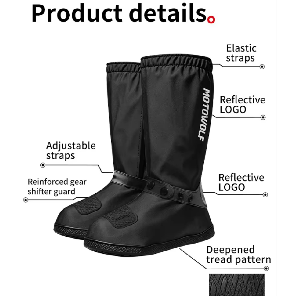 ที่หุ้มรองเท้ากันฝนแบบใช้ซ้ำได - Cycling Commute Shoes บทวิจารณ์และราคา