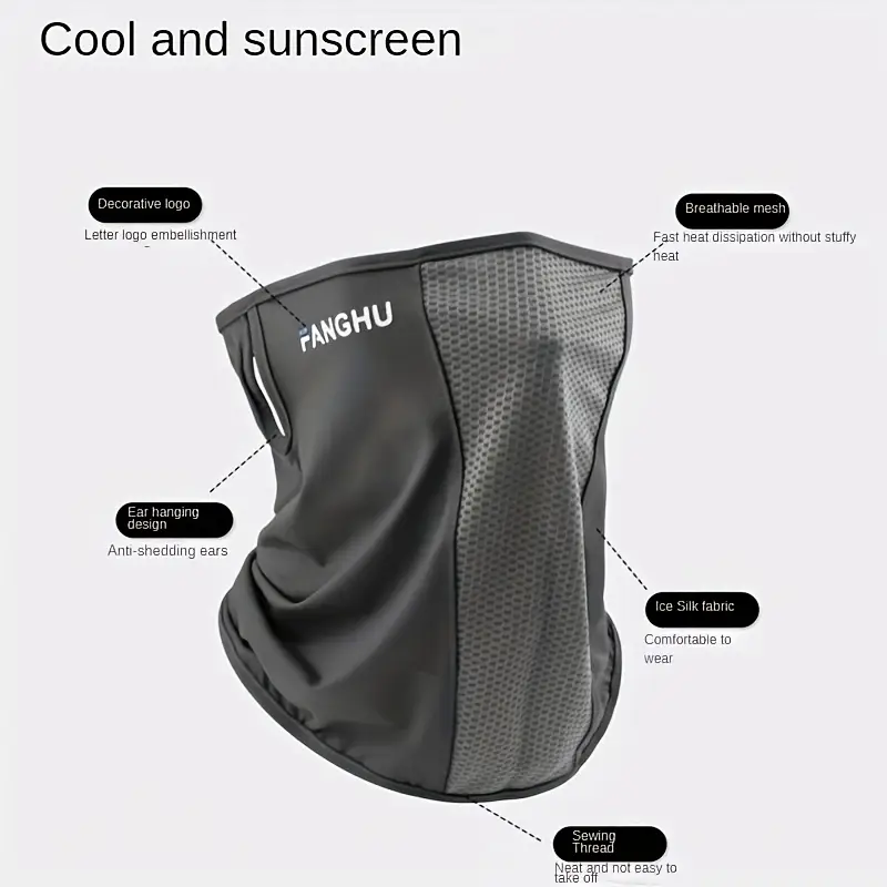 ผ้าปิดหน้าป้องกันแสงแดดแบบตาข่ - Cycling Loop บทวิจารณ์และราคา