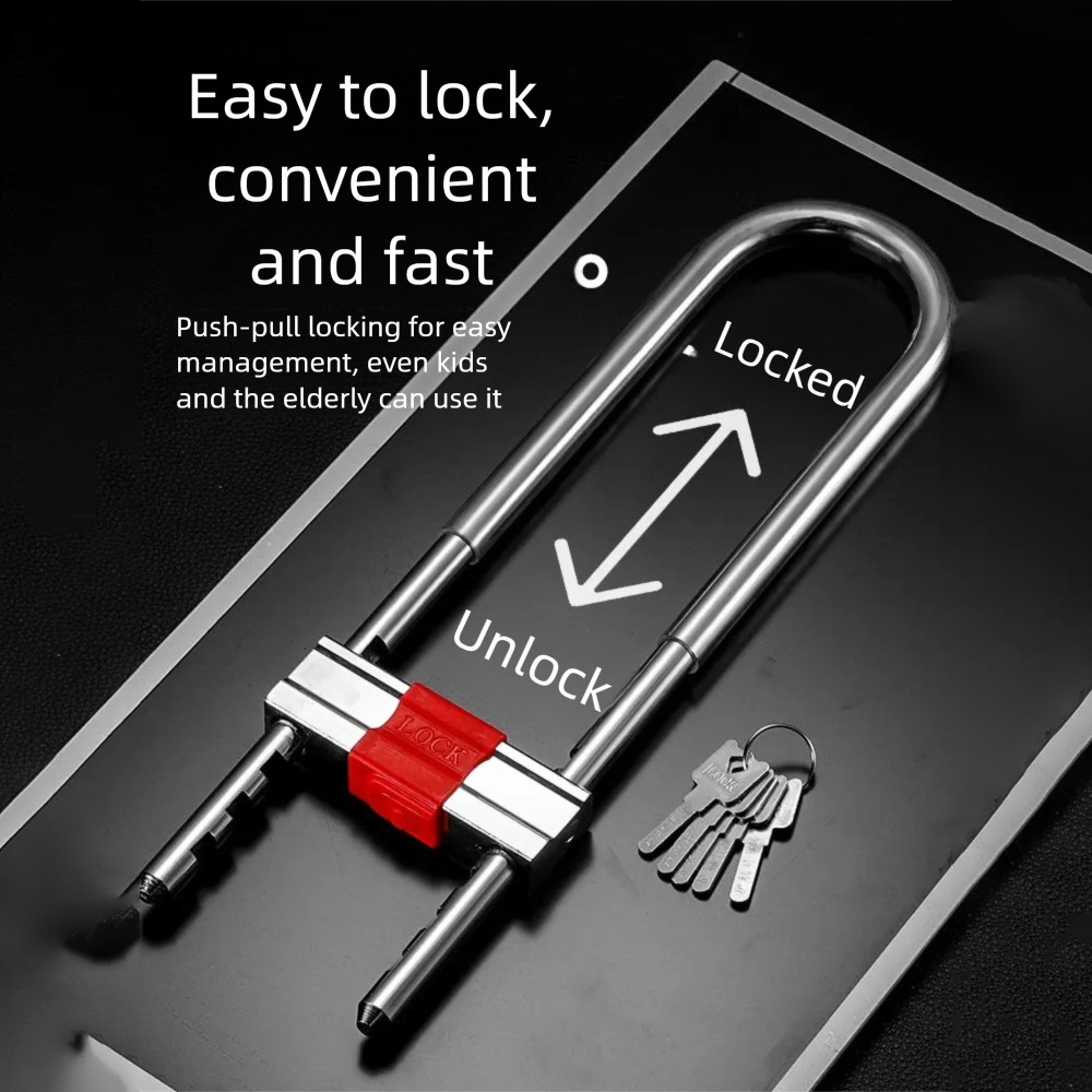 กุญแจล็อครถจักรยานแบบ U ล็อค,  - U Lock Heavy Duty บทวิจารณ์และราคา