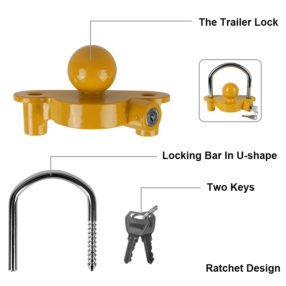 ตัวล็อกล็อกอเนกประสงค์รูปตัวยู - U Lock Heavy Duty บทวิจารณ์และราคา