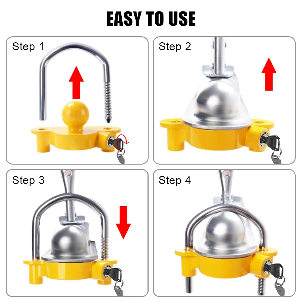ตัวล็อกล็อกอเนกประสงค์รูปตัวยู - U Lock Heavy Duty บทวิจารณ์และราคา