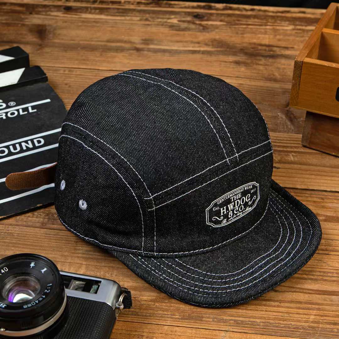 หมวกเบสบอลผ้าเดนิมปักลายตัวอัก - Cycling Commute Outfit บทวิจารณ์และราคา