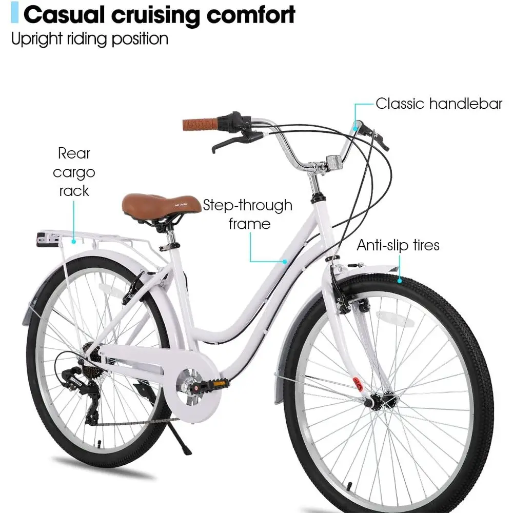จักรยานครุยเซอร์แบบ Step-Throu - Cycling Commute Speed บทวิจารณ์และราคา