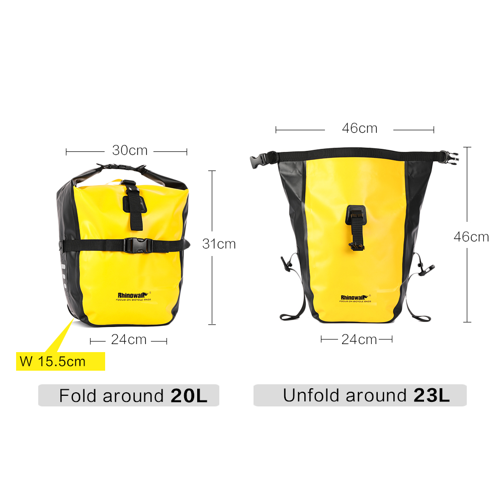 กระเป๋าจักรยาน Rhinowalk 20 ลิ - Cycling Journey บทวิจารณ์และราคา
