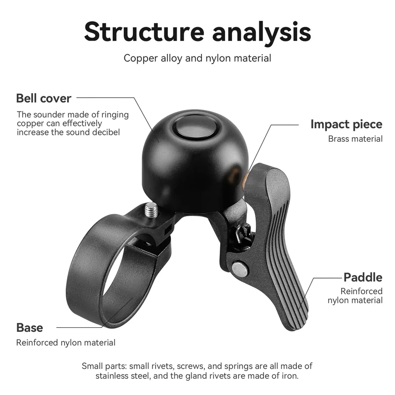ROCKBROS มินิกระดิ่งจักรยานแหว - Bell Handlebar Ring บทวิจารณ์และราคา