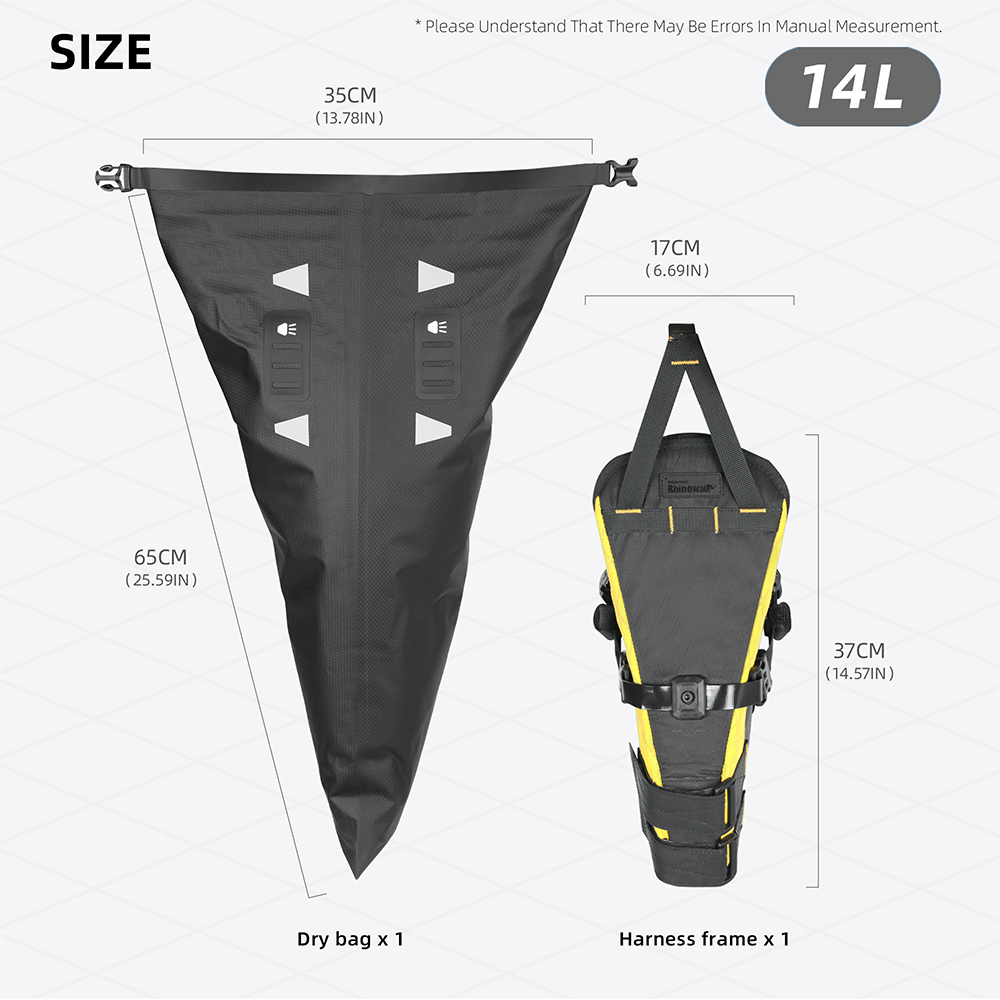 Rhinowalk กระเป๋าปลายจักรยานอั - Cycling Journey บทวิจารณ์และราคา
