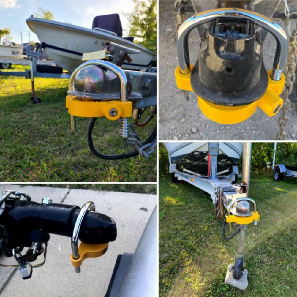 ตัวล็อคหัวลากจูงรถพ่วงคุณภาพสู - U Lock Heavy Duty บทวิจารณ์และราคา
