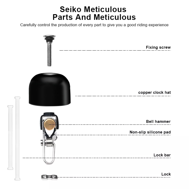 กระดิ่งจักรยานสไตล์เรโทรคลาสสิ - Bell Handlebar Ring บทวิจารณ์และราคา