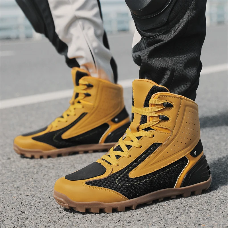 รองเท้าบูทมอเตอร์ไซค์กันน้ำสำห - Cycling Commute Shoes บทวิจารณ์และราคา