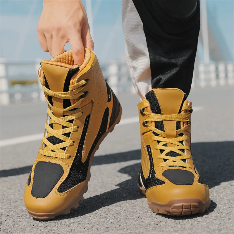 รองเท้าบูทมอเตอร์ไซค์กันน้ำสำห - Cycling Commute Shoes บทวิจารณ์และราคา