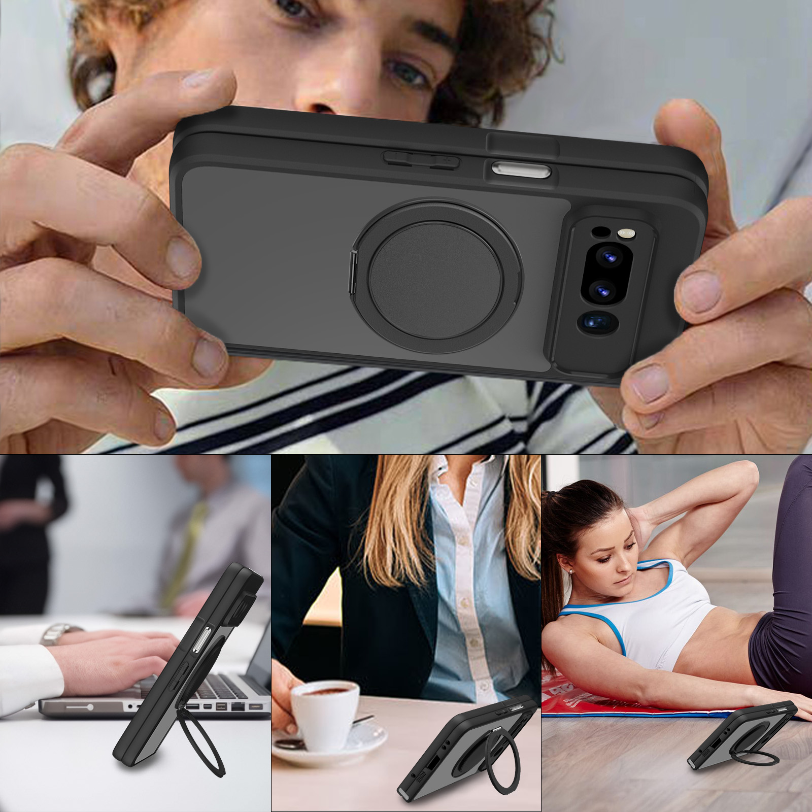 เคสสำหรับ Google Pixel Fold แบ - Kickstand Adjustable บทวิจารณ์และราคา