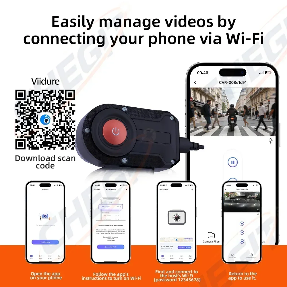 กล้องบันทึกวิดีโอติดมอเตอร์ไซค - Cycling Loop บทวิจารณ์และราคา