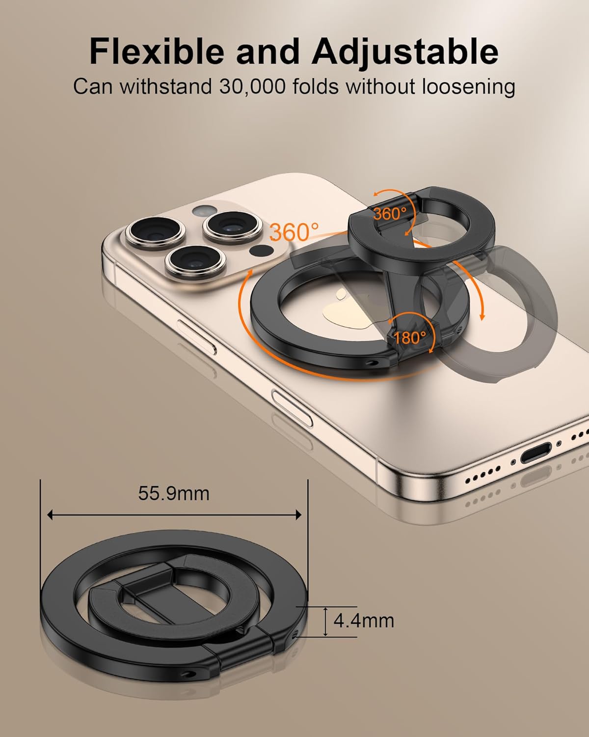 ที่ยึดโทรศัพท์แบบวงแหวนแม่เหล็ - Kickstand Adjustable บทวิจารณ์และราคา